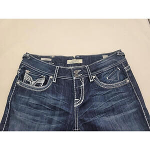 Vigoss  Boot Women’s Jeans Size 9  L30 Dark Wash Contrast
